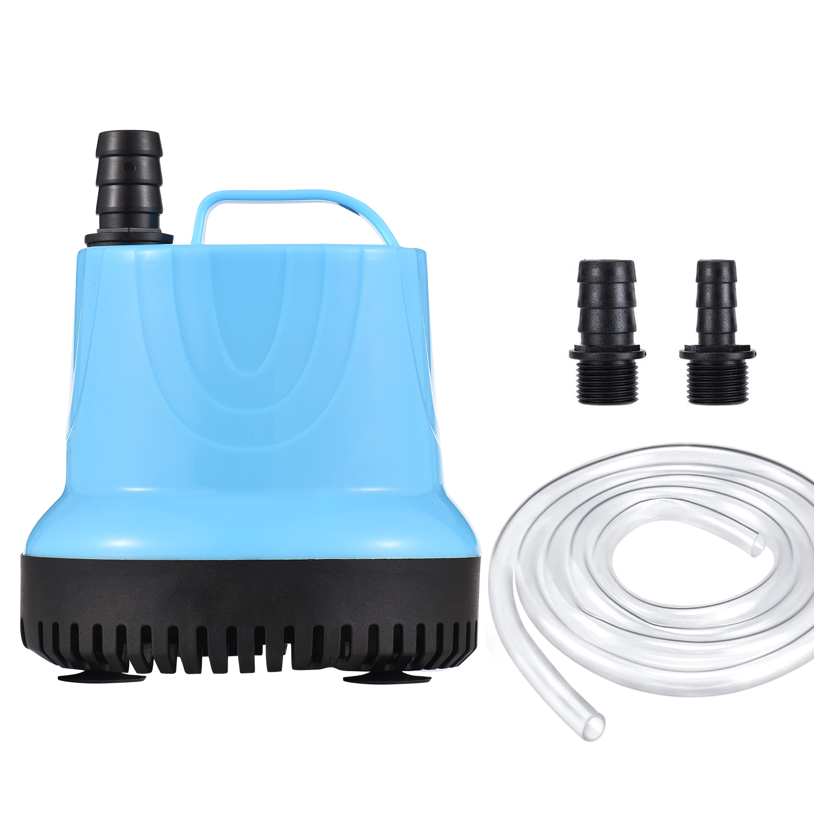 55W 2800L/H 8.53ft Aquarium Bottom Suction Submersible Water Pump Fountain Pump with 4M Water Tubing 2 Nozzles for Fish Tank Pond Fountain Statuary Hydroponics Water Feature-US Plug