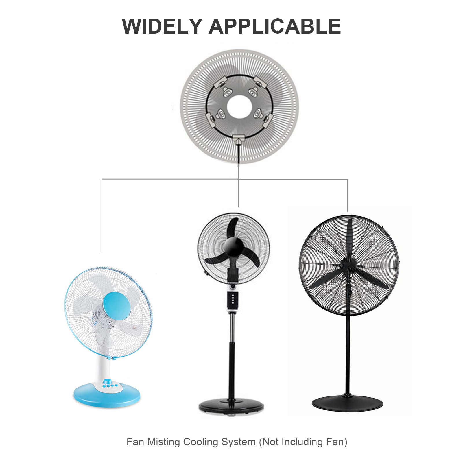 Outdoor Misting Fan Kit For Water Misting Cooling System Misters Mister