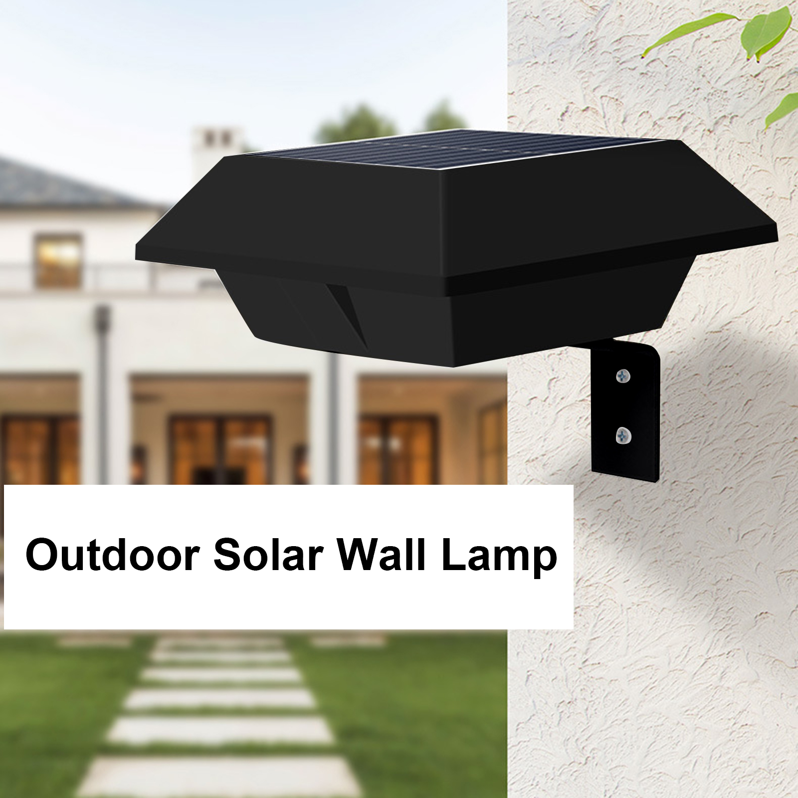 Solar Waterproof Wall Light Outdoor Courtyard Decoration LEDs Solar Powered Landscape Lighting Lamp