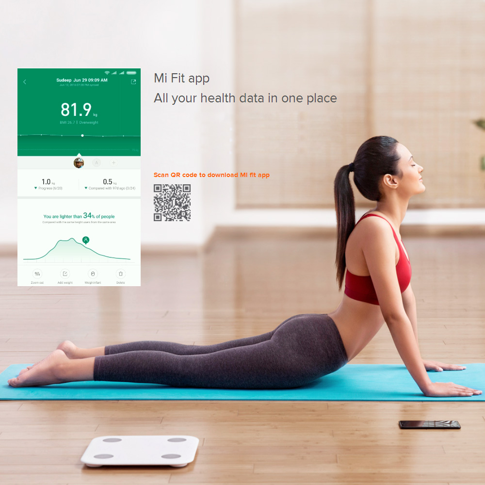 Balance Connectée Xiaomi Mi Smart Scale 2 - Neuve