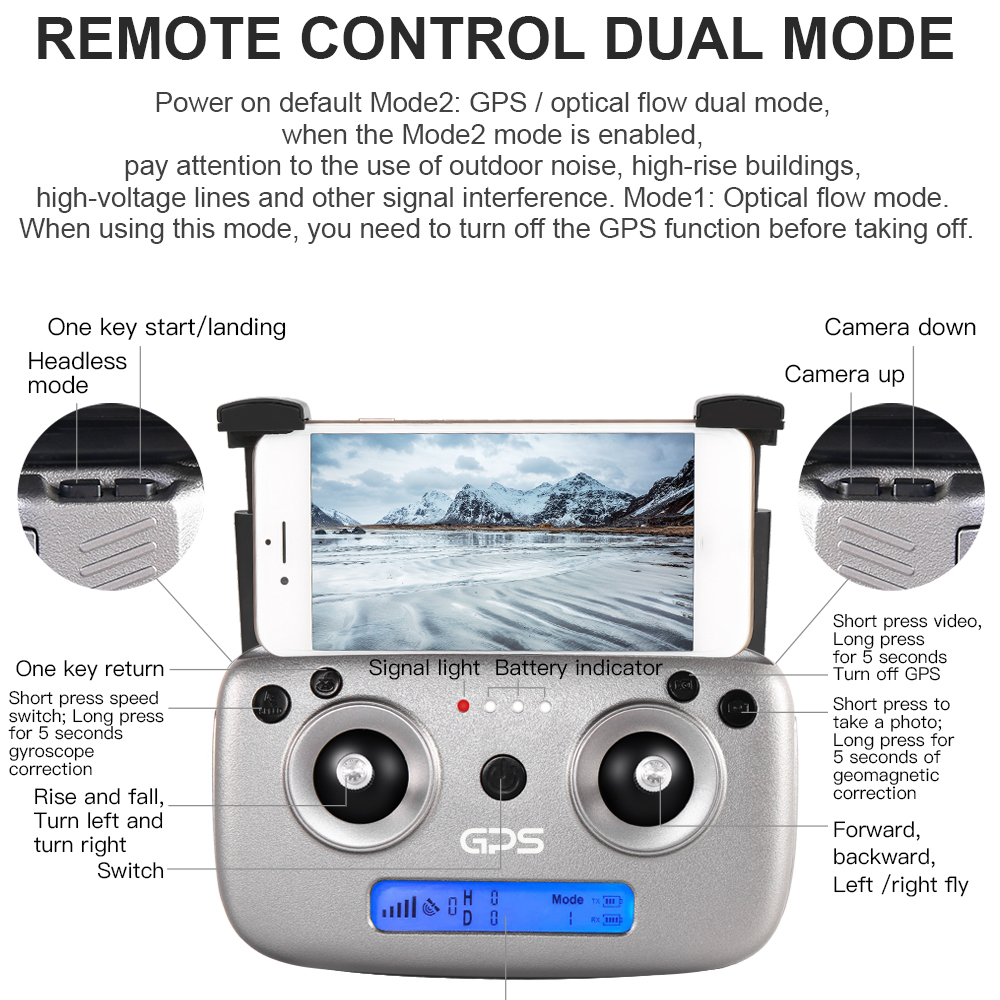 SG907 SG901 GPS With 4K HD Dual Camera 5G Wifi FPV Drone Follow Me RC Quadcopter SG907 SG901 GPS With 4K HD Dual Camera 5G Wifi FPV Drone Follow Me RC Quadcopter