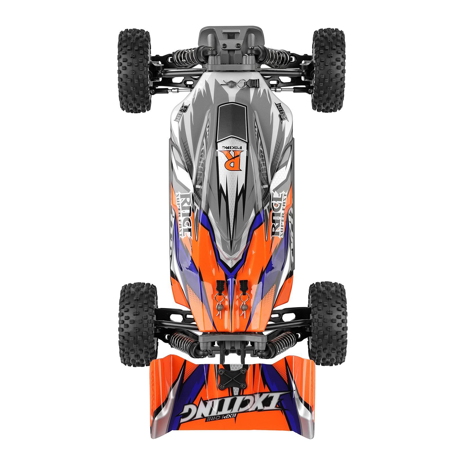 thumbnail image 4 of WLtoys 124010 Coche de Control Remoto 1/12 2,4 GHz 55 KM/H Coche Todoterreno de Alta Velocidad Vehículo 4WD Regalos para niños Adultos 3 baterías, 4 of 8