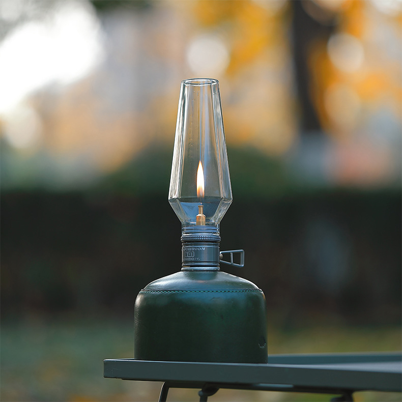 CAMPINGMOON Outdoor Gas Candle Lamp for Backpacking Camping
