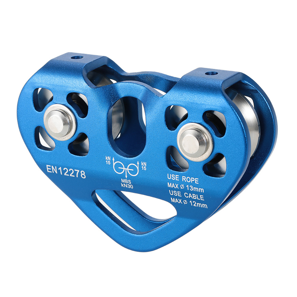 Pully For Rope Rope Pulley NewDoar 30KN Rescue Climbing Pulley | 3-Hole Aluminum ...