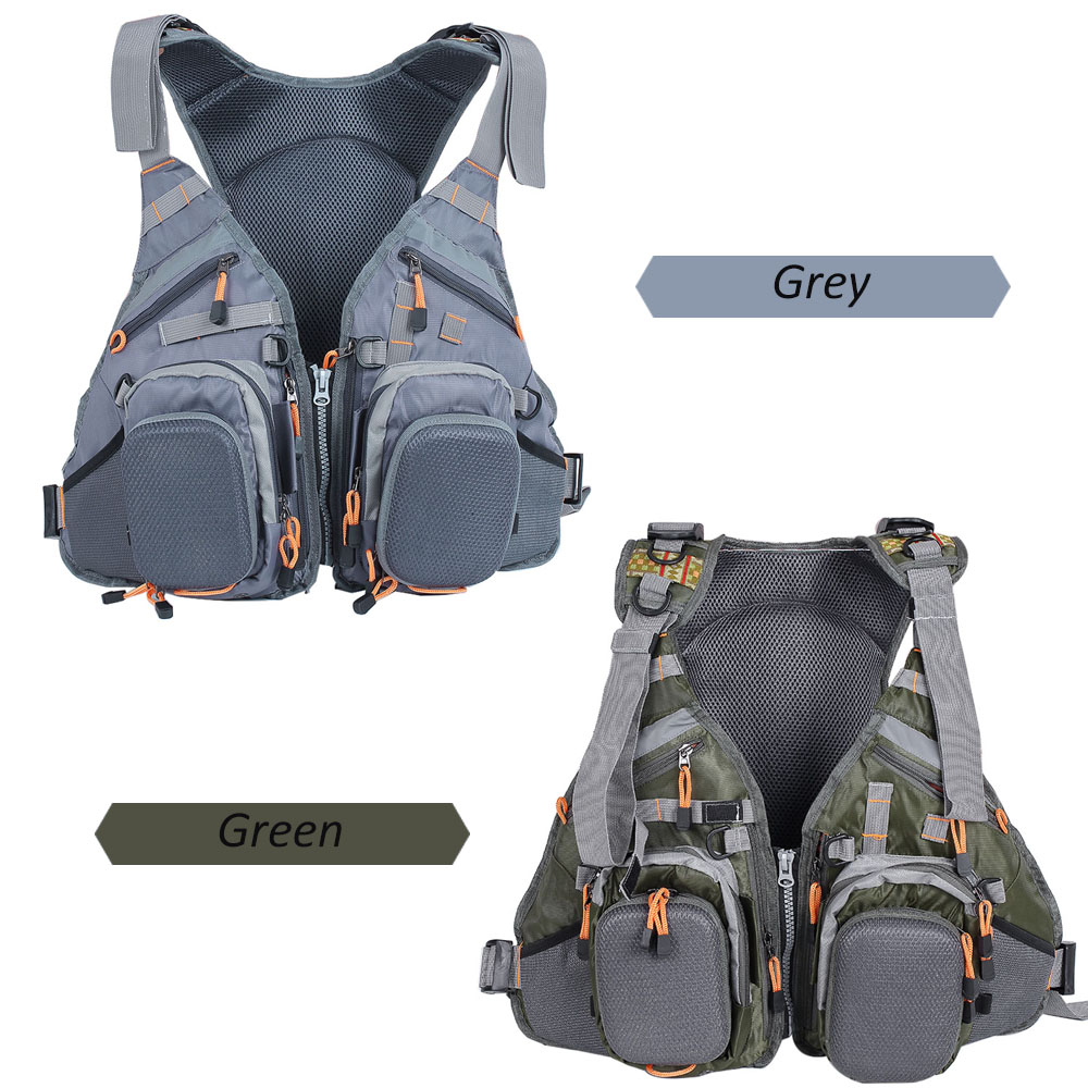 Lixada 3 In 1 Mesh Fly Fishing Vest and Backpack Breathable Outdoor