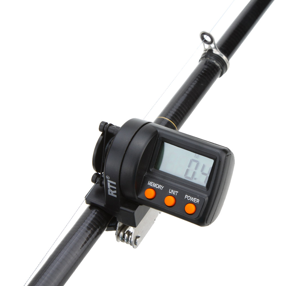 Fishing Line Depth Gauge Fishing Line Length Counter Clip On Rod