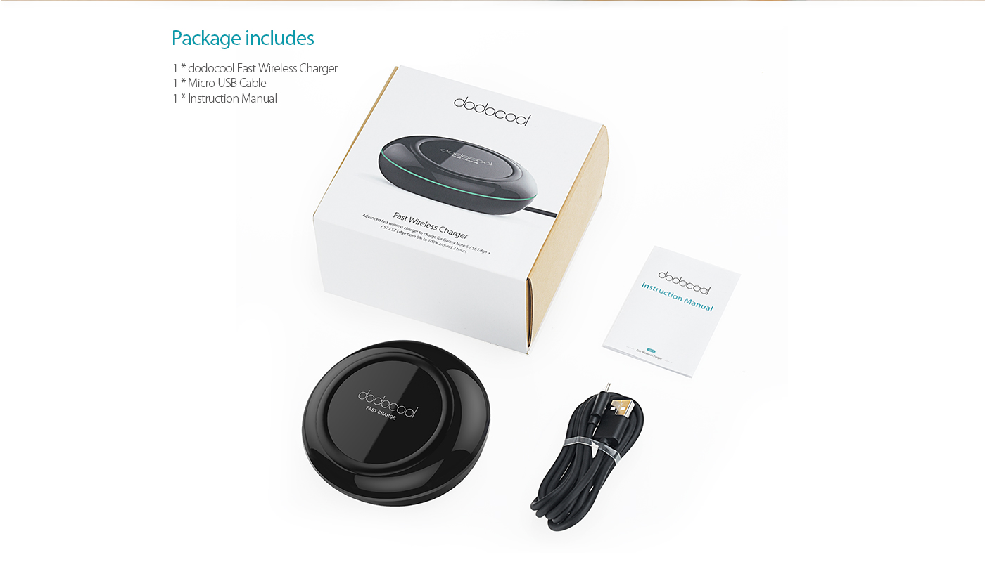 10W Fast Charge Wireless Charger-dodocool.com