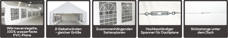 Planen Beschreibung von dem 38mm Rohren Faltzelt