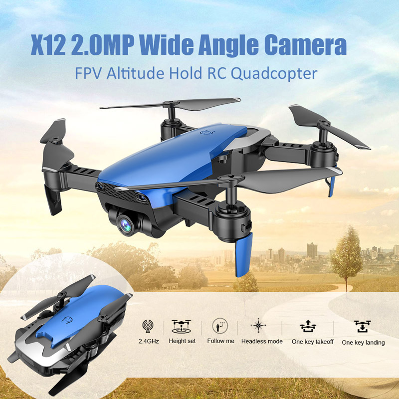 $15 OFF Goolrc X12 2.0MP Altitude Hold Drone,free shipping $44.99(Code:GOOX14) from TOMTOP Technology Co., Ltd