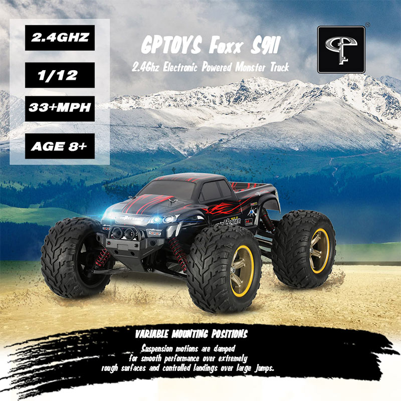 $59.99 For Original GPTOYS Foxx S911 Monster Truck with code EDM5723 from RCMOMENT