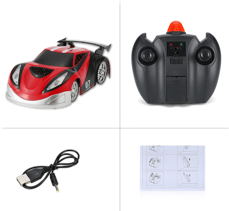 wall climbing car charging instructions