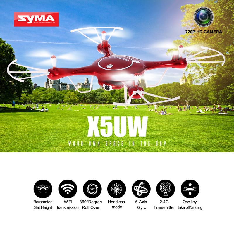 €30 OFF Syma X5UW Quadcopter Presale from TOMTOP Technology Co., Ltd