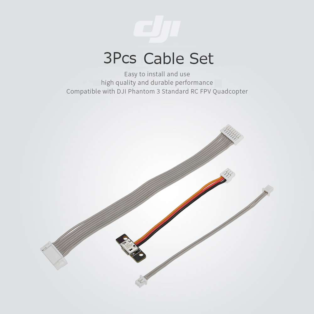 Jeu de câbles FPV Remplacement de pièces de fil pour DJI Phantom 3