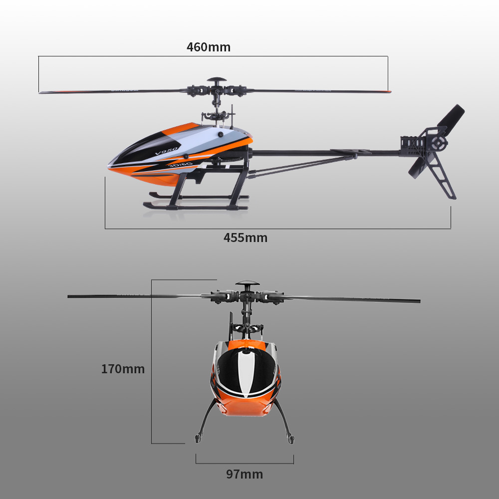 wltoys v950 2.4 g 6ch helicopter