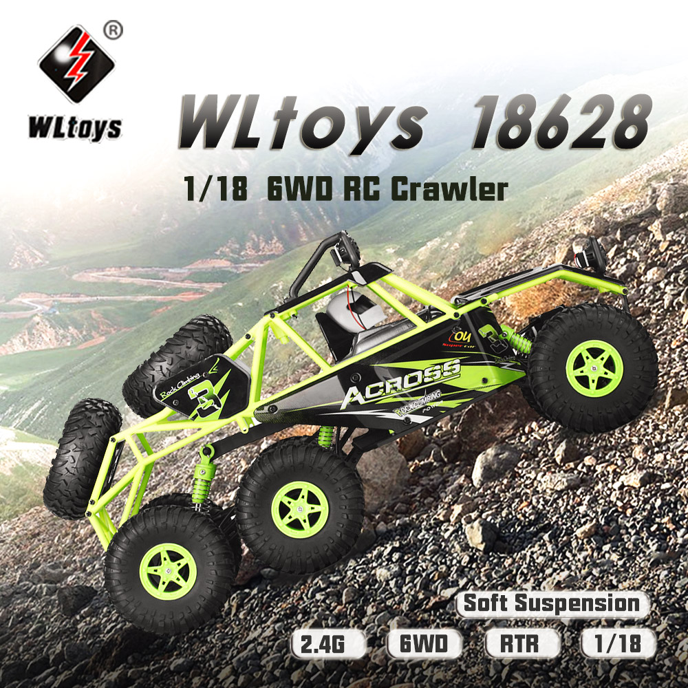 Extra 5 USD Off For Wltoys 18628 1/18 2.4G 6WD Electric Off-Road Rock Crawler from RCMOMENT