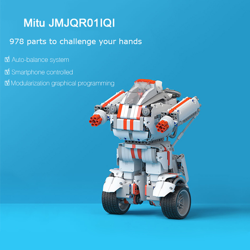 $15 OFF XIAOMI Mitu DIY Mobile Phone Control Robot,free shipping $84.99(Code:TTMITUEU) from TOMTOP Technology Co., Ltd