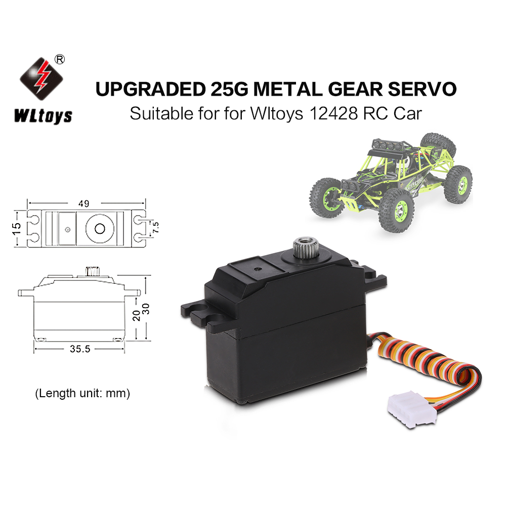 wltoys 12428 servo size