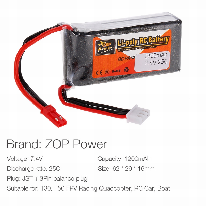 Аккумуляторы Lipo 7.4 V Купить