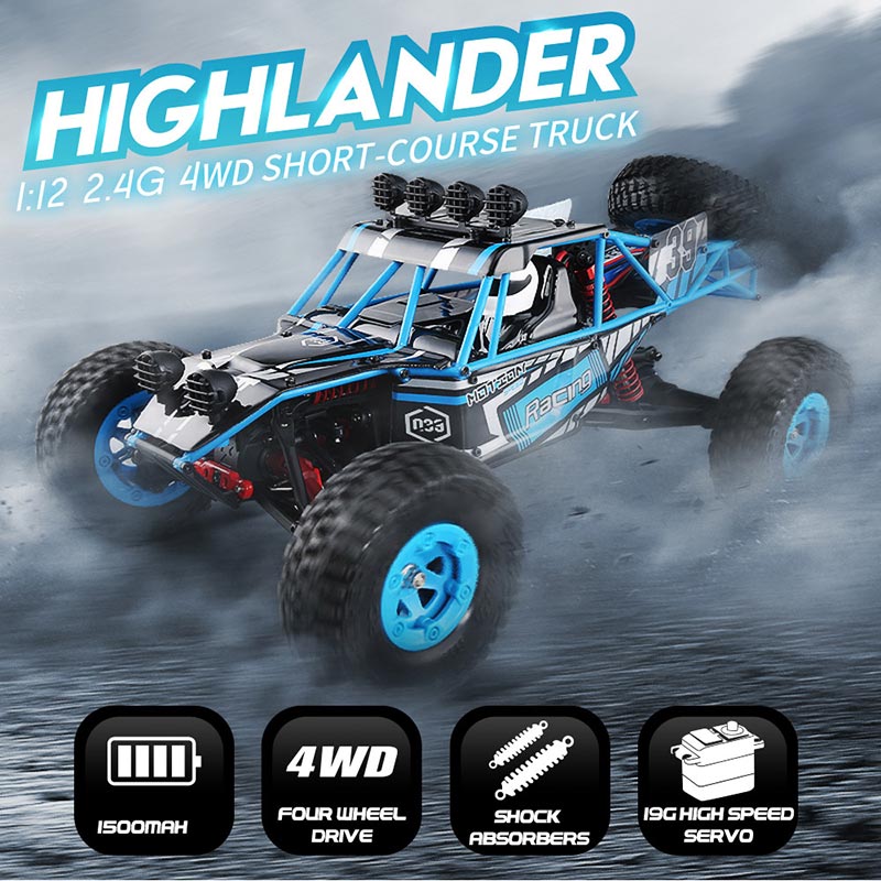 Only $92.99 For Original JJR/C Q39 2.4GHz 1/12 4WD RTR Desert Off-road Vehicle from RCMOMENT