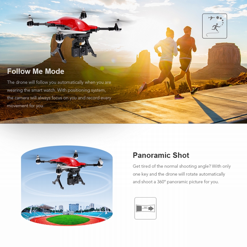 Get $15 off For SIMTOO Dragonfly Pro 16MP Camera 4K Brushless Wifi FPV Quadcopter 3-Axis Gimbal Professional Aerial Photography GPS Drone RTF with code SIMT00J15 Only $384.99 +free shipping from RCMOMENT
