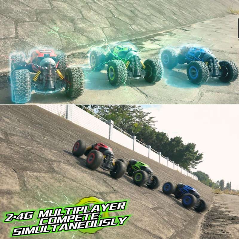 ud2168a 2.4 g 4wd double sided stunt rc car