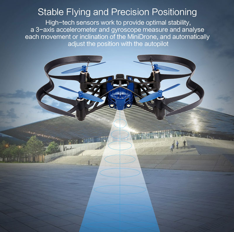 $5 OFF Parrot Minidrone Airborne RC Quadcopter,free shipping $64.99(Code:TTMCLANE) from TOMTOP Technology Co., Ltd