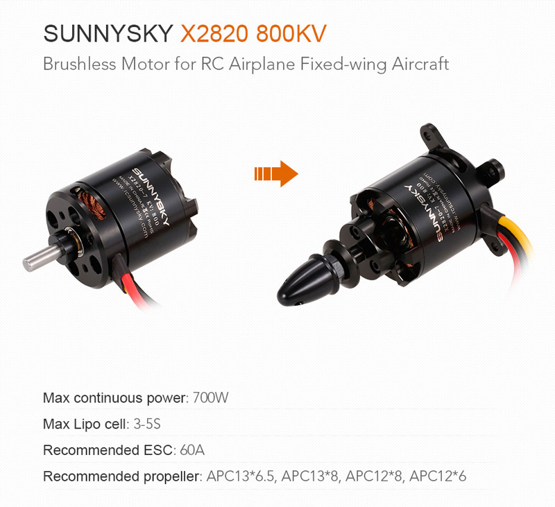 brushless airplane motor