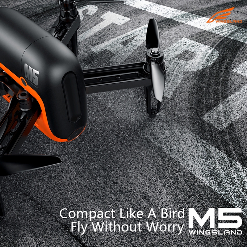 Get $20 off For WINGSLAND M5 Wifi FPV Selfie Smart Drone With 720P HD Camera Optical Flow GPS RC Quadcopter with code WSM5 Only $300.99+free shipping from RCMOMENT