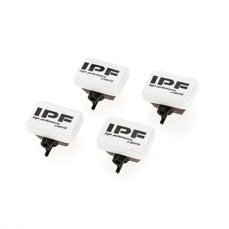 4Pcs LED Light Lampshade Covers Square for 1/10 RC Crawler RC4WD Axial SCX10
