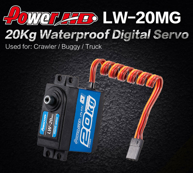Power HD LW20MG 20Kg Waterproof High Torque Digital Servo with Metal