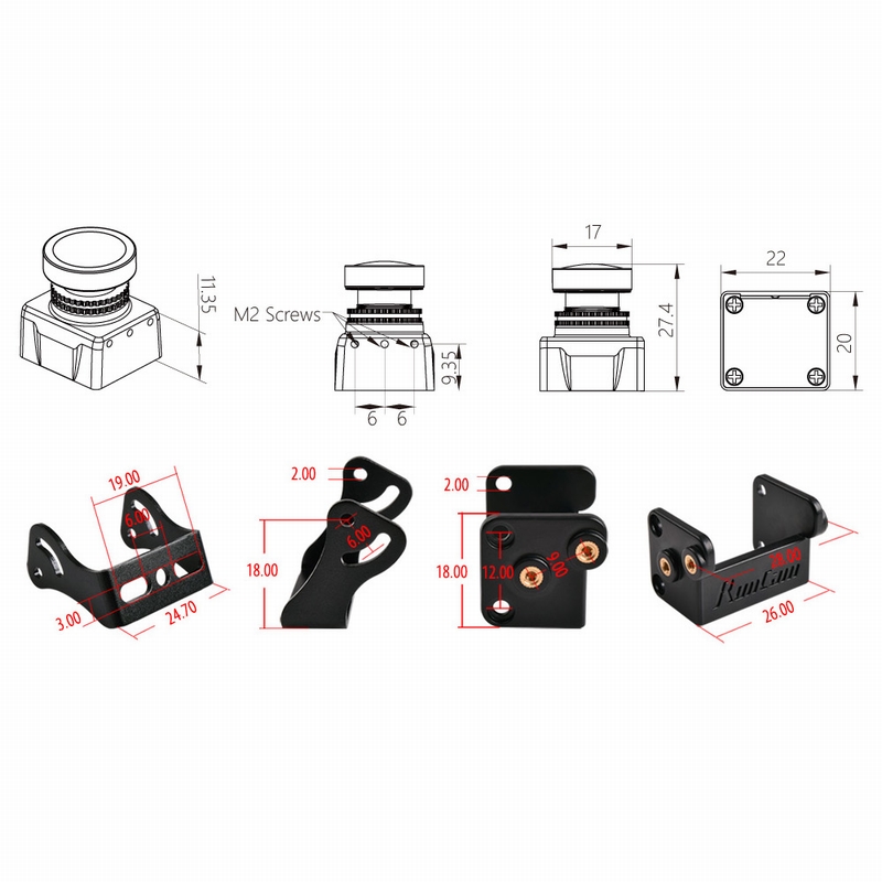 RunCam Split 2 5 8G 1080P DVR Camera with OSD Wifi Module WDR for QAV220 250 FPV Racing Quadcopter for Sale - US$90 99 1# | Tomtop