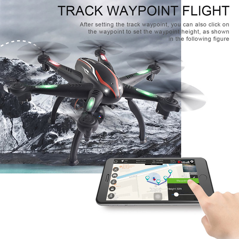 the l100 6 axis dual gps drone