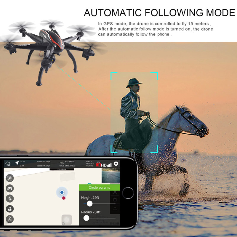 l100 6 axis dual gps drone
