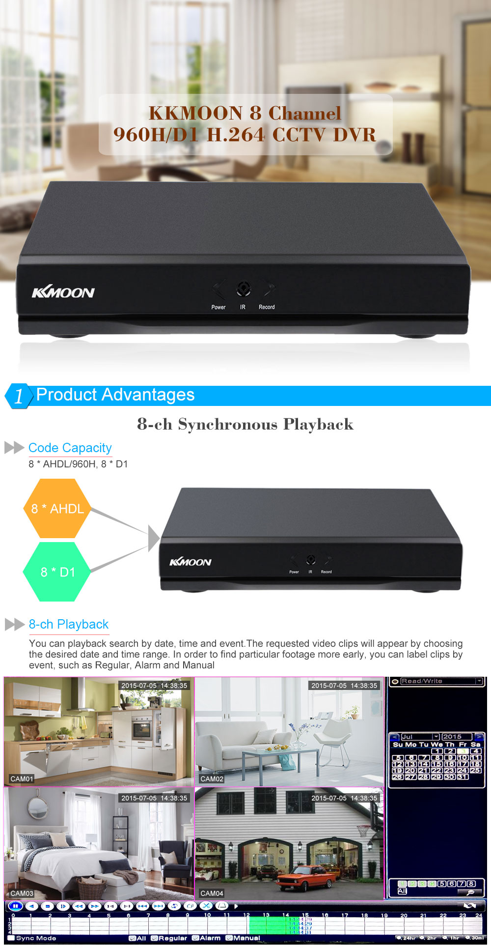 kkmoon dvr user manual