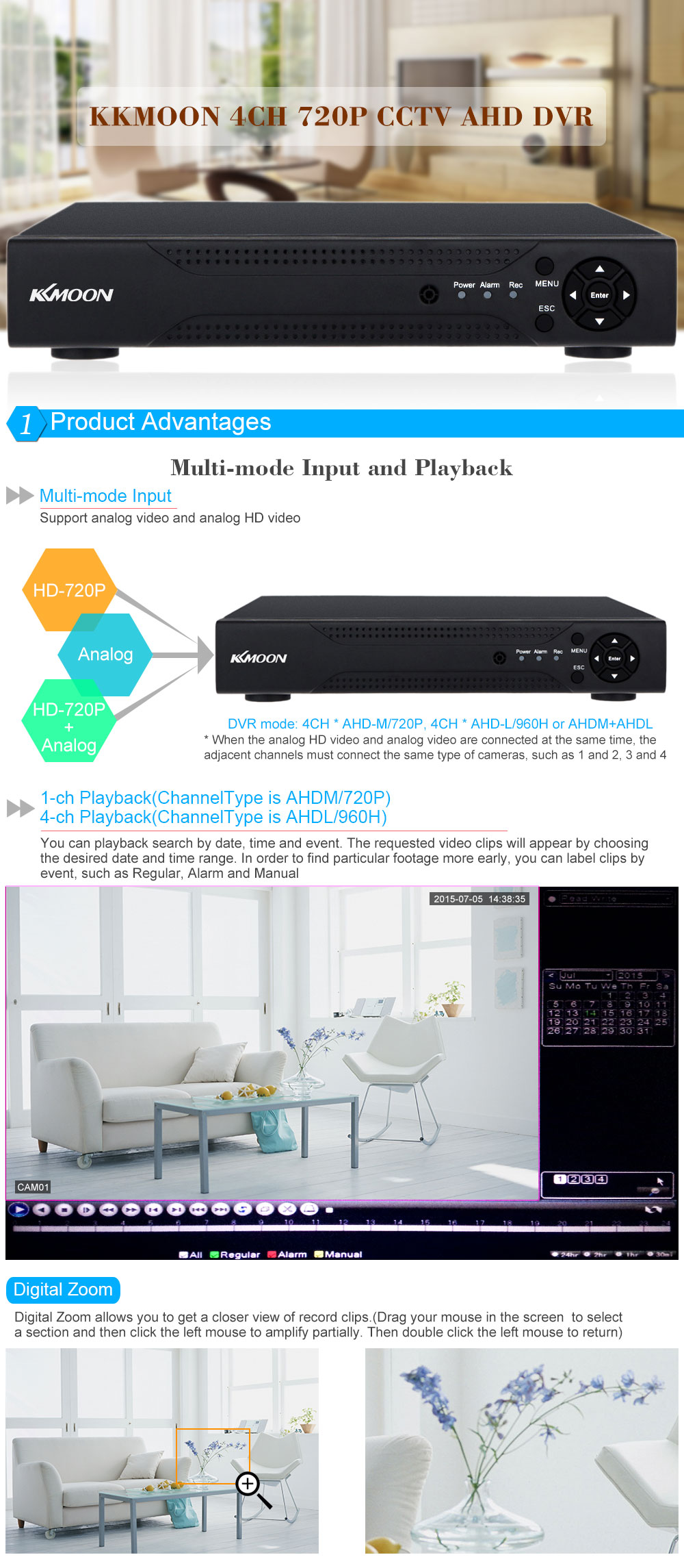 kkmoon dvr user manual